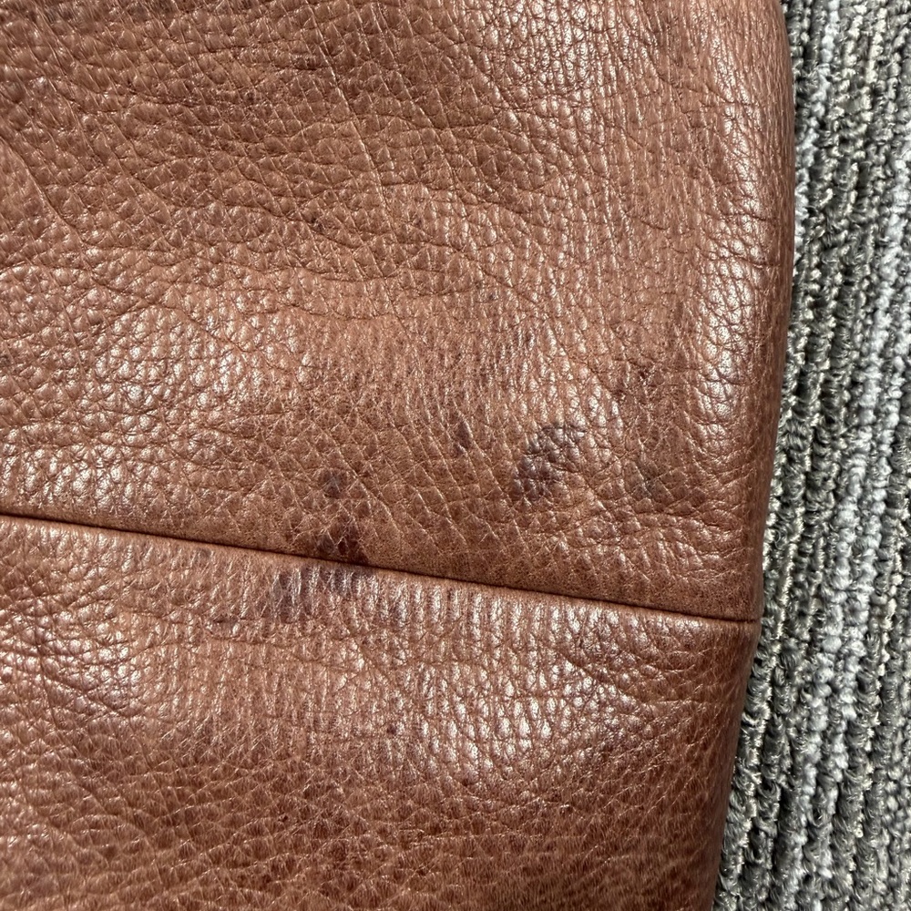 Fossil Brown Pebbled Leather Shoulder Bag style # 75082 - Picture 6 of 9